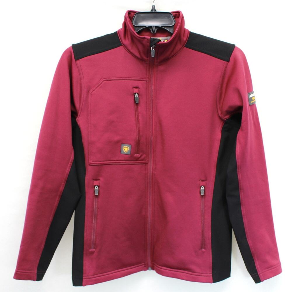 Ariat REBAR Windproof Men's Jacket Fleece Lined Pocket Zip Sport Activewear S